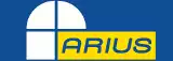 Logo firmy ARIUS Okna i drzwi VEKA rolety bramy Mariusz Marszałek