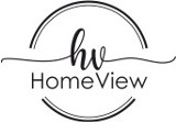 Logo firmy HomeView - Sklep z zasłonami, firanami, obrusami i poszewkami