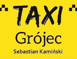 Logo firmy Taxi Grójec. Sebastian Kamiński