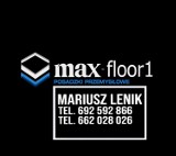 Logo firmy MAX-FLOOR 1 Mariusz Lenik - posadzki przemysłowe