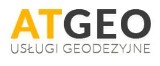 Logo firmy ATgeo Usługi Geodezyjne