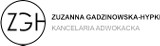 Logo firmy Kancelaria Adwokacka Zuzanna Gadzinowska-Hypki