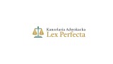 Logo firmy Kancelaria Adwokacka Lex Perfecta Adwokat Izabela Jasiewicz
