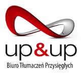 Logo firmy UP&UP Biuro Tłumaczeń Przysięgłych