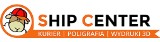 Logo firmy Ship Center Gdańsk - usługi kurierskie, SodaStream - wymiana butli oraz sklep z akcesoriami, dorabianie kart RFID
