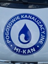 Logo firmy Mi-Kan Pogotowie Hydrauliczne Kanalizacyjne Przepychanie Udrażnianie Rur WUKO