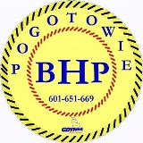 Logo firmy POGOTOWIE BHP Szkolenia Obsługa BHP Gdynia