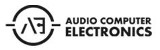 Logo firmy Audio Computer Electronics