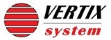 Logo firmy Vertix System - rolety, żaluzje, plisy, moskitiery, markizy