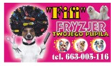 Logo firmy Fryzjer dla psa i kota. Fifi - Salon strzyżenia, pielęgnacji psów i kotów. Fryzjer Twojego pupila. Groomer