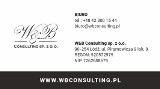 Logo firmy W&B  Consulting Sp. z o. o. 