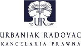 Logo firmy yoUR law Urbaniak Radovac Kancelaria Prawna