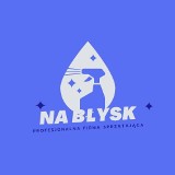 Logo firmy Na Błysk - usługi sprzątające 