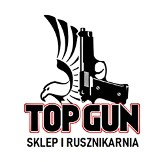 Logo firmy TOP GUN sklep z bronią palną - rusznikarnia Warszawa