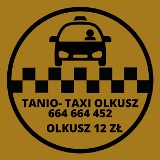 Logo firmy Tanio-Taxi Olkusz 664664452