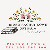 Logo firmy Biuro Rachunkowe OPTMUM Mirona Wiczling