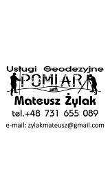 Logo firmy POMIAR Usługi Geodezyjne Mateusz Żylak 