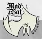 Logo firmy Studio Tatuażu Mad Bat Tattoo