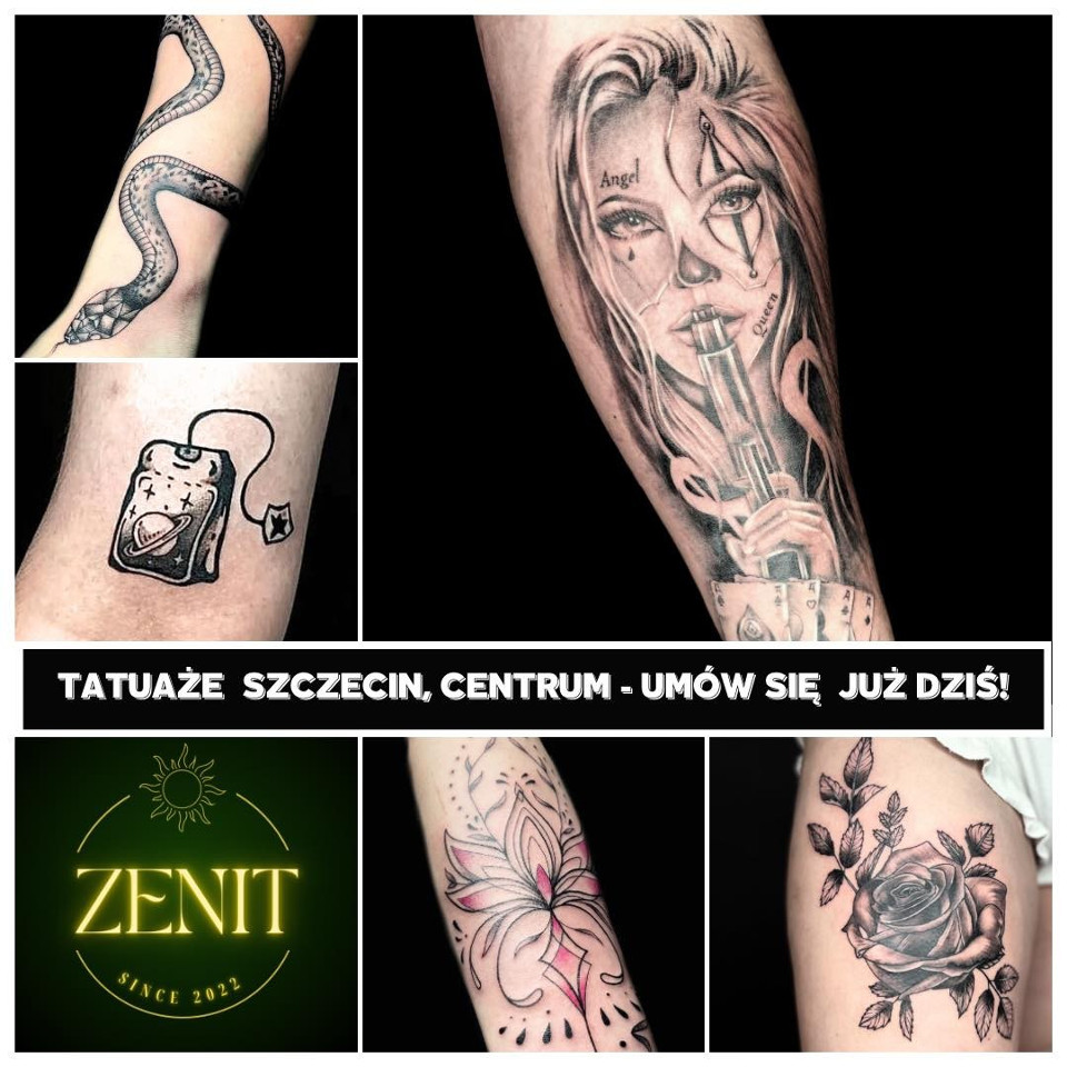 Zenit Tattoo Studio Tatuażu Szczecin Laserowe Usuwanie Tatuażu, Szczecin