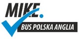 Logo firmy MikeBus busy Polska Anglia