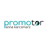 Logo firmy promotor-marketing, promocja Anna Karczmarz