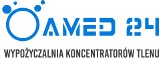 Logo firmy AMED 24 - Łóżka rehabilitacyjne Warszawa 