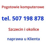 Logo firmy Pogotowie komputerowe - naprawa u Klienta - Szczecin i okolice - tel. 507 198 878