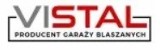 Logo firmy Vistal Producent garaży blaszanych