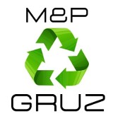 Logo firmy MP Gruz wywóz gruzu odpadów budowlanych wynajem kontenerów