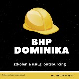 Logo firmy BHP i PPOŻ Dominika