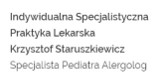 Logo firmy Indywidualna Specjalistyczna Praktyka Lekarska Krzysztof Staruszkiewicz Specjalista Pediatra Alergolog